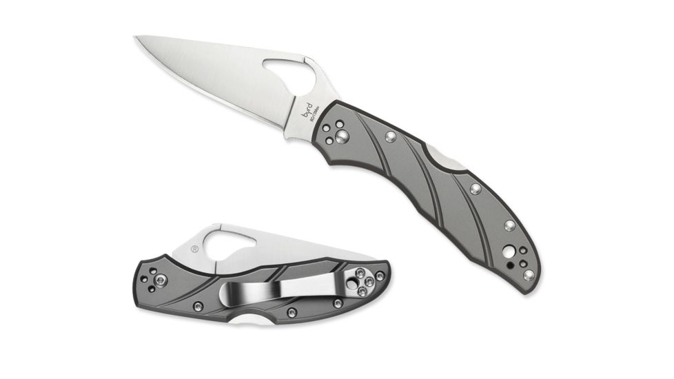 Spyderco Meadowlark 2 Titanium Plain Edge Folding Knife BY04TIP2