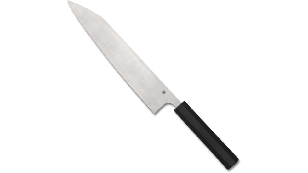 Spyderco Minarai Gyuto Kitchen Knives, 10.13in, CTS BD1N Steel, PlainEdge, Polypropylene Handle, K19PBK