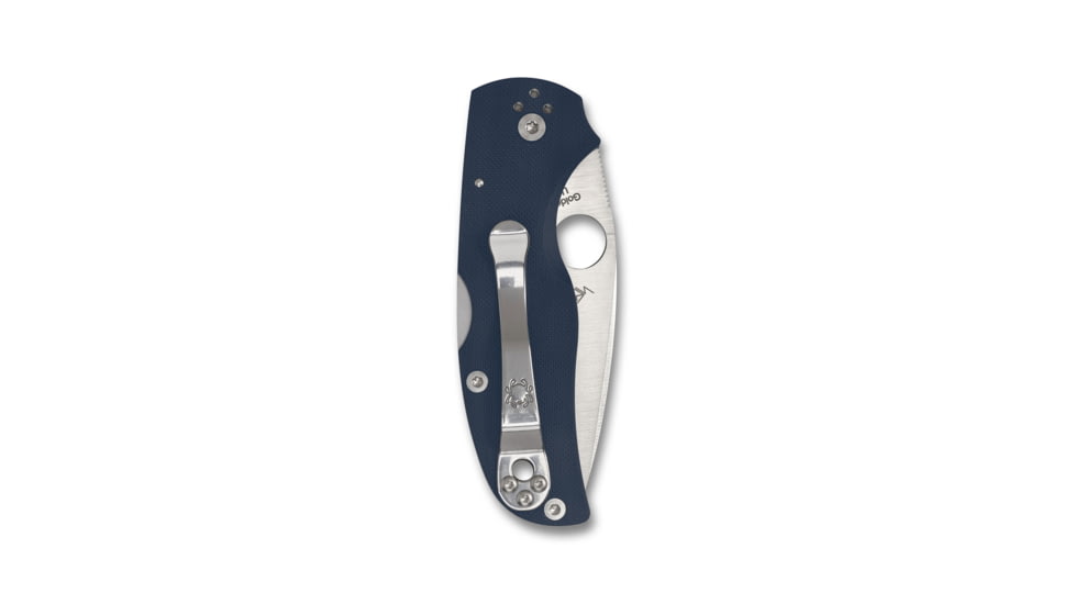 Spyderco Native 5 Folding Knife, 2.95 in, CPM SPY27, Blue, G10, C41GPCBL5