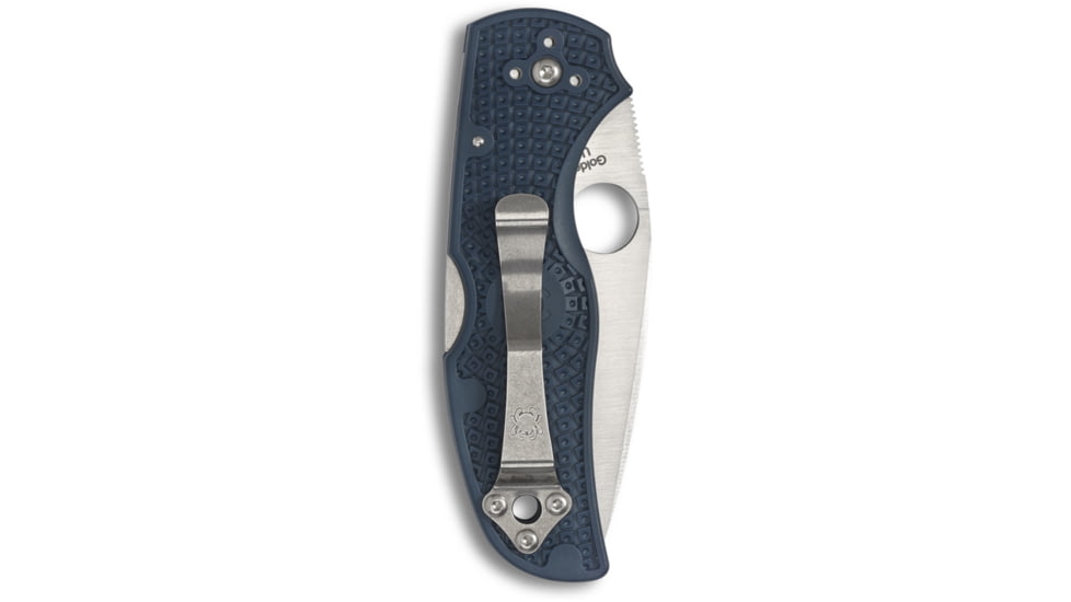 Spyderco Native 5 Folding Knife, 2.95in, CPM SPY27 Steel, Leaf Blade, FRN Handle, Cobalt Blue, C41PCBL5