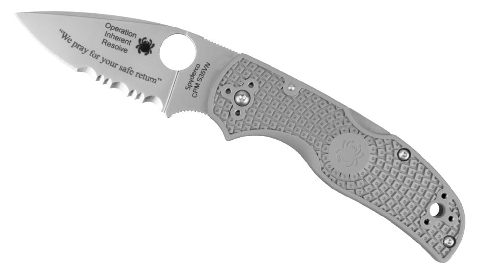 Spyderco Native 5 Folding Knife, Gray, C41PGY5