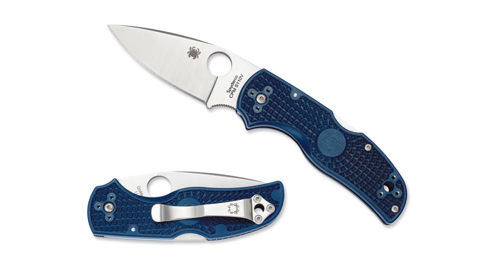 Spyderco Native 5 Folding Knife Lightweight CPM S110V, Dark Blue, C41PDBL5