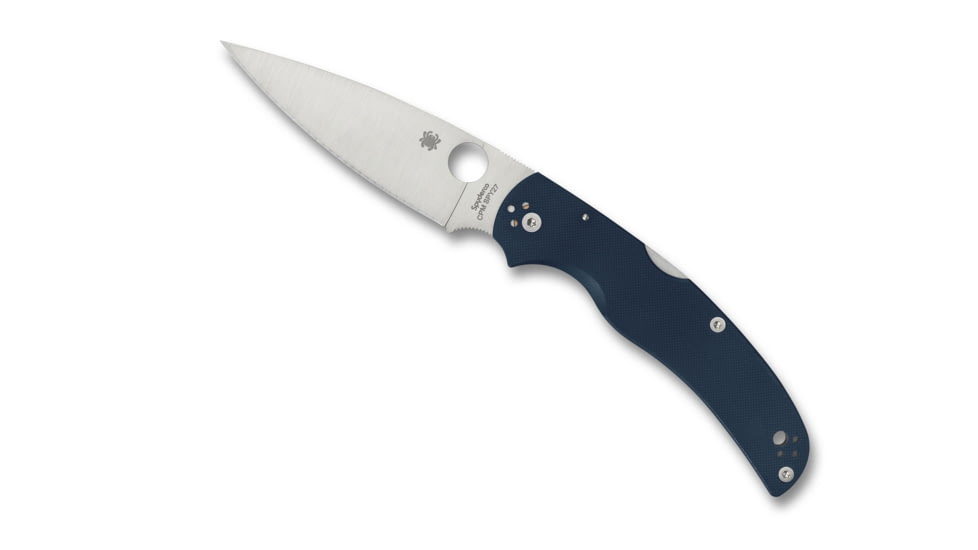Spyderco Native Chief Folding Knife, 4.09 in, CPM SPY27, Blue, G10, C244GPCBL