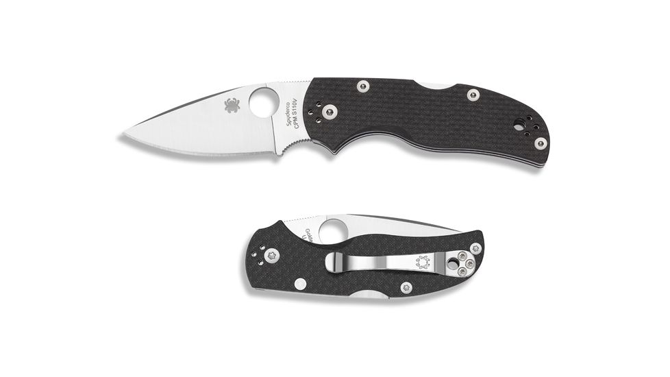 Spyderco Native5, Peel Ply Carbon Fiber, Plain C41CFP5