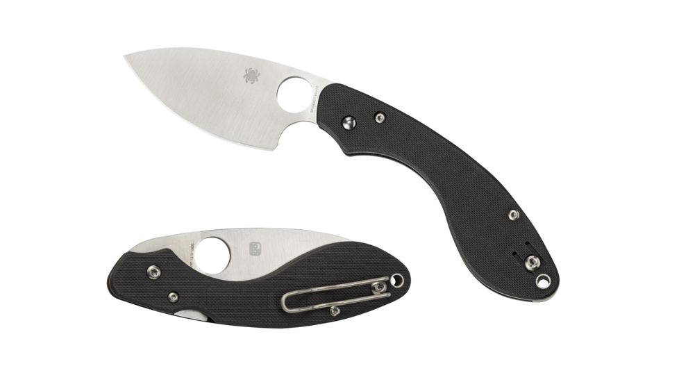 Spyderco Ouroboros Folding Knife, Black, C207GP