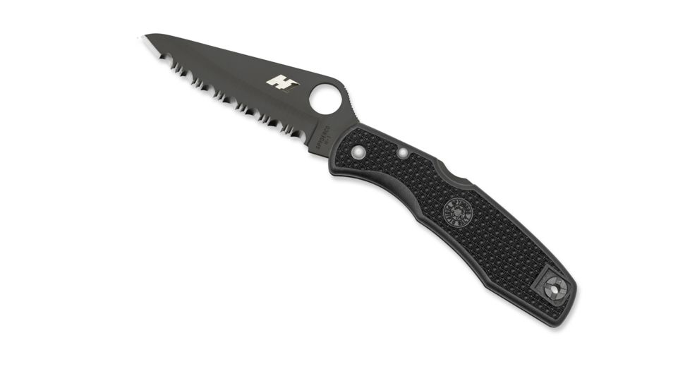 Spyderco Pacific Salt Lightweight Black Blade SpyderEdge Knife C91SBBK