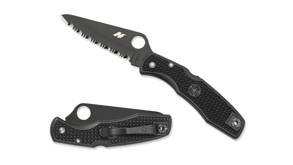 Spyderco Pacific Salt Lightweight Black Blade SpyderEdge Knife C91SBBK