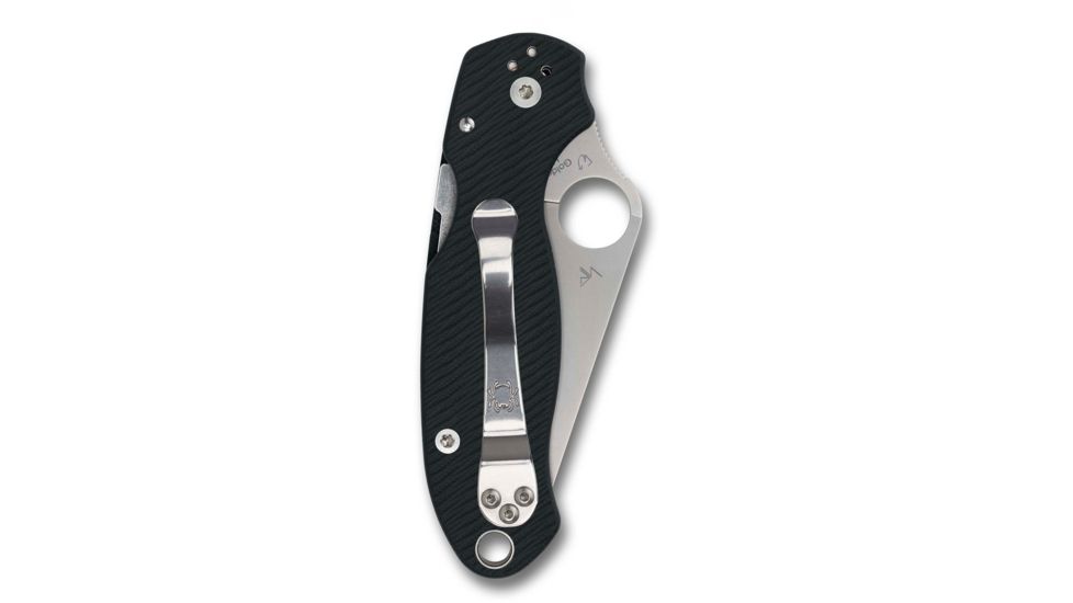 Spyderco Para 3 Sprint Run Folding Knife, 2.95in, CPM S45VN, Drop Point Blade, G10 Green Handle, C223GPFGR