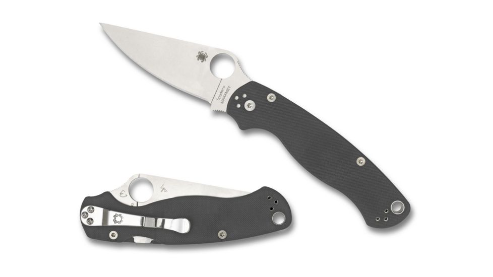 Spyderco Para Military 2 Folding Knife, C81GPDGY2