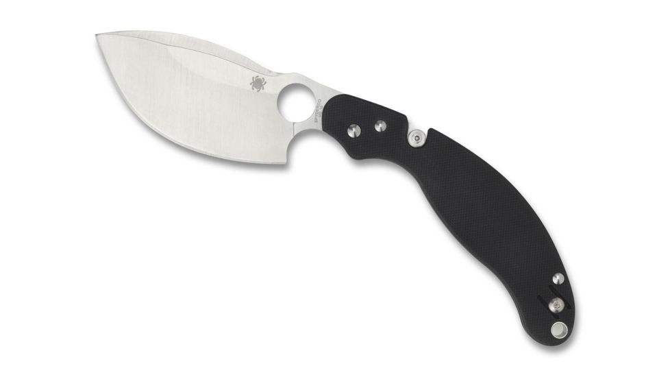 Spyderco Parata G-10 8.09in PlainEdge Folding Knife, Black, C231GP