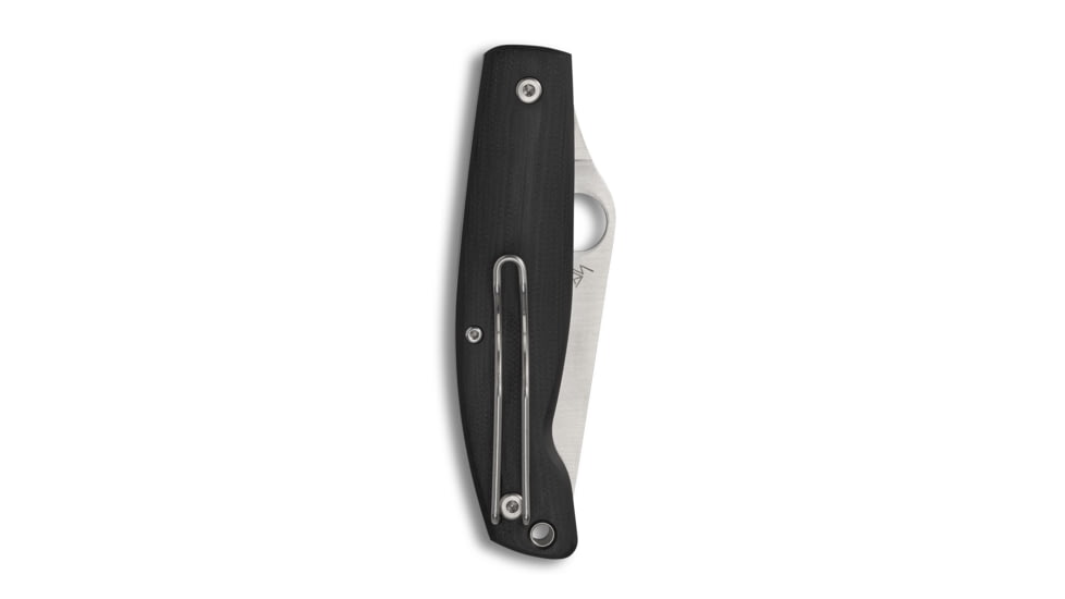 Spyderco Pattadese Folding Knife, 3.16in Blade, M390 Steel, Black, C257GP