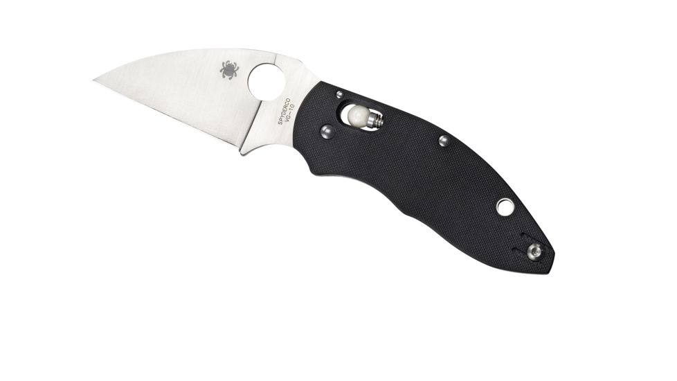 Spyderco Q Ball Folding Knife, Black, C219GP