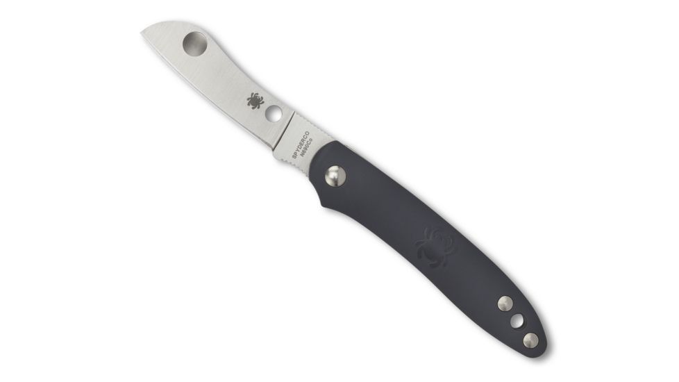 Spyderco Roadie Folding Knife, 2.09in, N690Co, Wharncliffe, Plain Edge, FRN Gray Handle, C189PGY