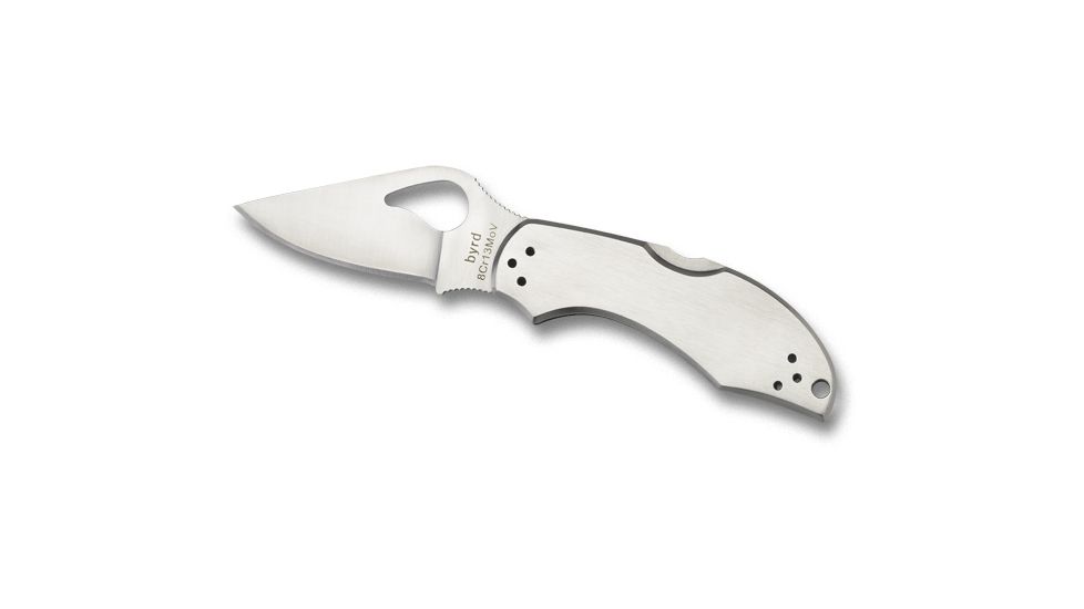Byrd Robin2 Stainless Steel, Silver Handle Knife BY10P2