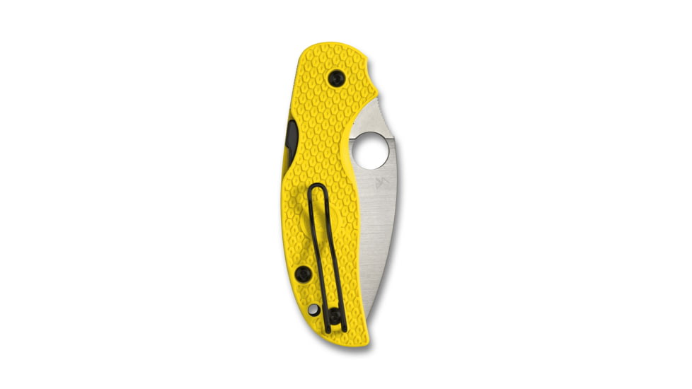 Spyderco Sage 5 Folding Knife, 2.99 in, CPM MagnaCut Stainless Steel, Yellow, Fiberglass Reinforced Nylon, C123PYL