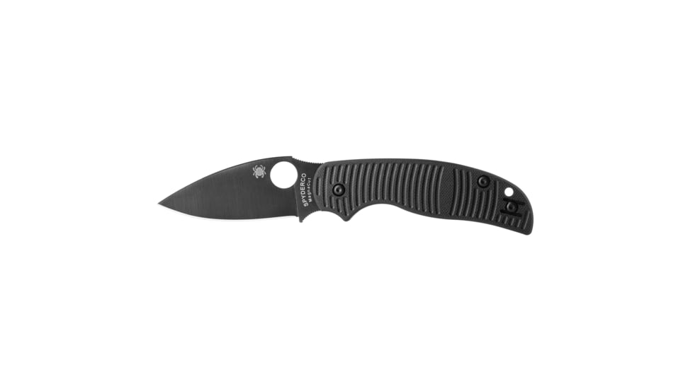 Spyderco Sage 5 Folding Knife, CPM Magnacut, Black Blade, Salt Black G-10 Handle, SPY-C123GPBKMCBK