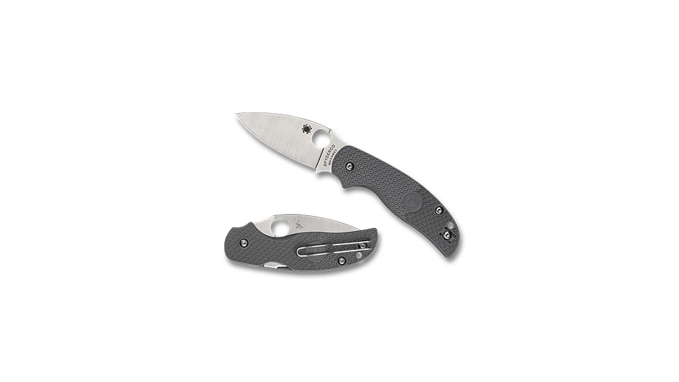 Spyderco Sage 5 Lightweight Folding Knife, 3in, Maxamet Steel, Gray/Silver, C123PGY