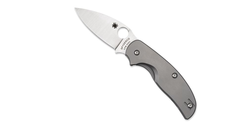 Spyderco Sage2 Titanium Handle, FE Blade Fold Knife C123TIP