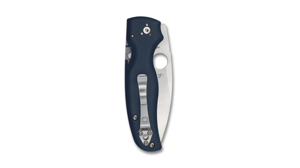 Spyderco Shaman Folding Knife, 3.58 in, CPM SPY27, Blue, G10, C229GPCBL