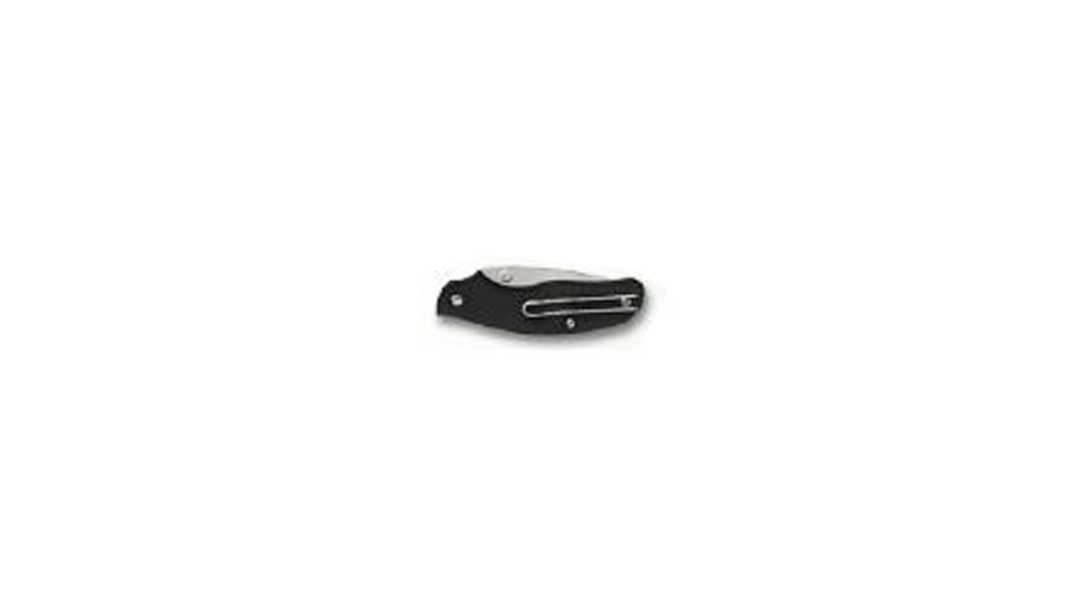 Spyderco Spy-DK Lightweight Folding Knife,2.69in PlainEdge Blade,Black Handle C179PBK