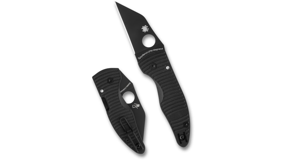 Spyderco Microjimbo Salt Black G-10 Cpm Magnacut Black Blade