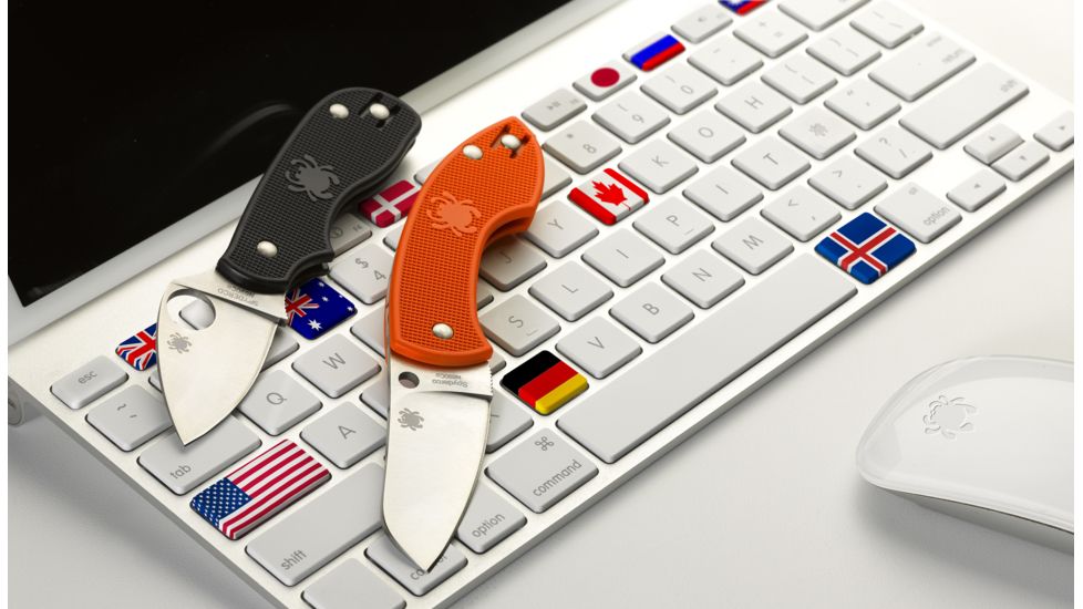 Spyderco Squeak SlipIt Folding Knife, 2in, N690Co, Clip Point Blade, Satin Finish, Plain Edge, FRN Black Handle, C154PBK