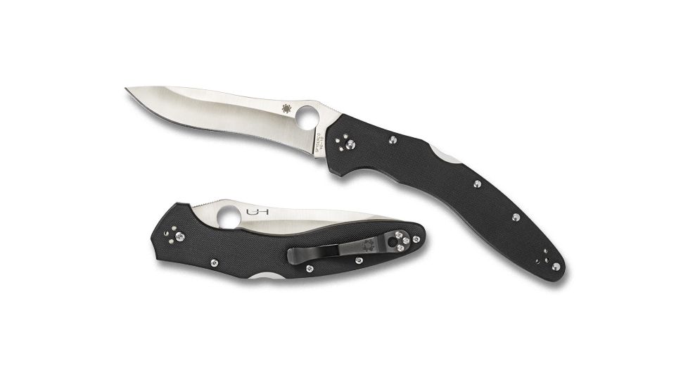 Spyderco Ulize Black G-10 PlainEdge C161GP