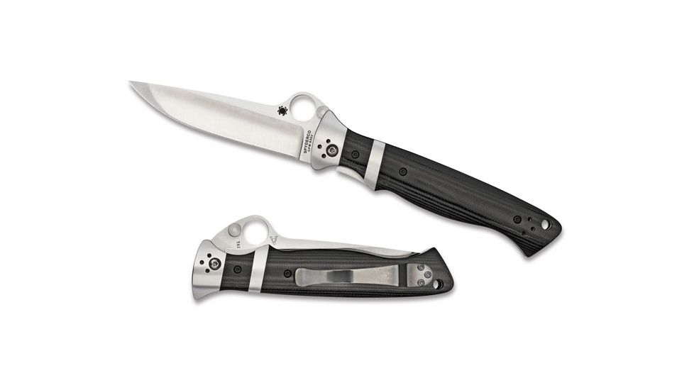 Spyderco Vallotton Sub-Hilt Automatic, Plain X-C149GP