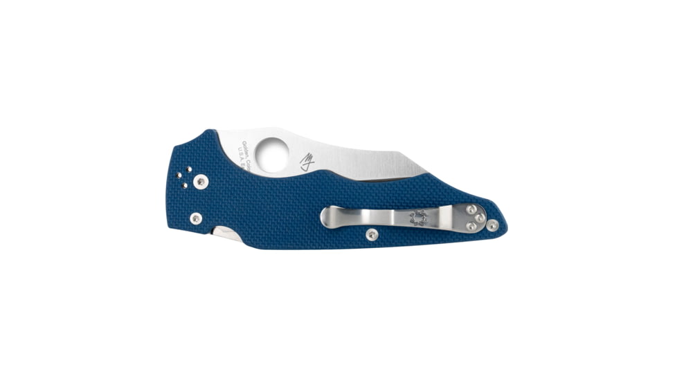 Spyderco Yojumbo Folding Knife, Cpm Spy27, Cobalt G-10 Handle, SPY-C253GPCBL