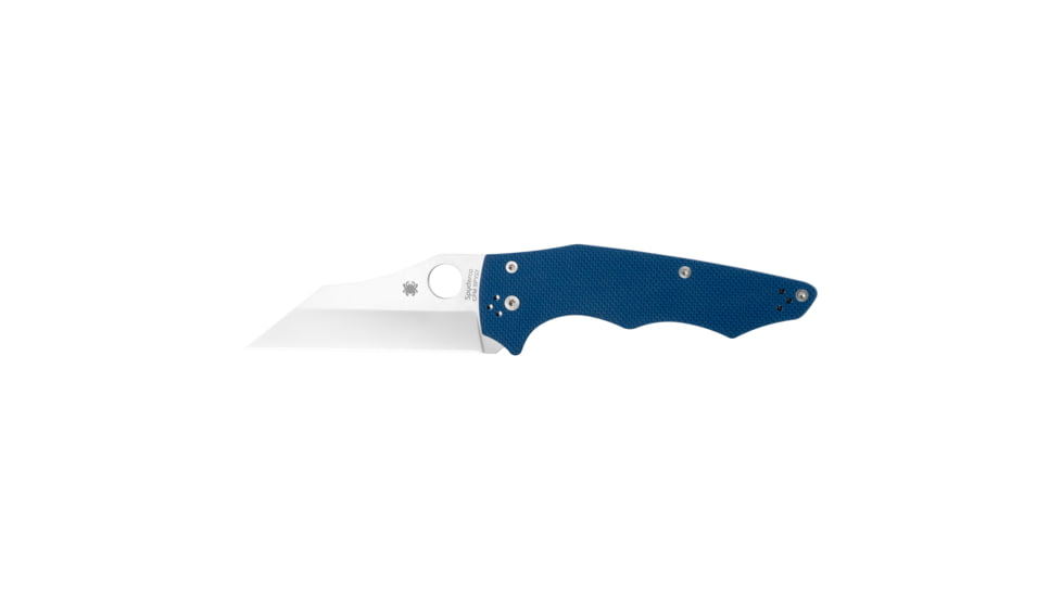 Spyderco Yojumbo Folding Knife, Cpm Spy27, Cobalt G-10 Handle, SPY-C253GPCBL