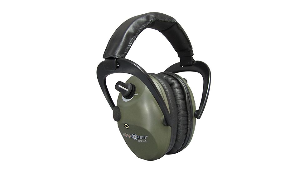 Spypoint EEM2-24-G, Electronig Ear Muffs, Green Army, EEM2-24-G