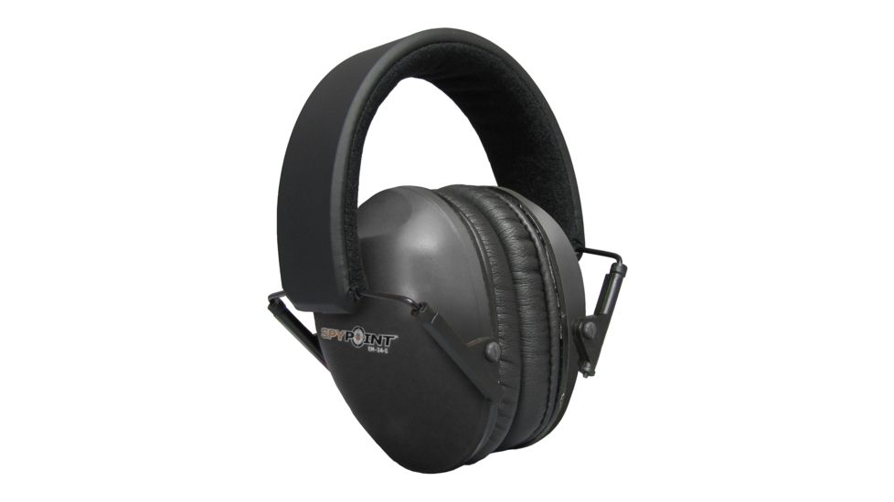 Spypoint EM-24-B, Hearing Protection Ear Muffs, Black, EM-24-B