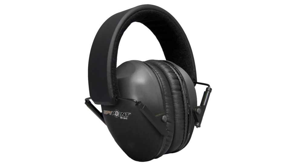 Spypoint EM-24-B, Hearing Protection Ear Muffs, Black, EM-24-B