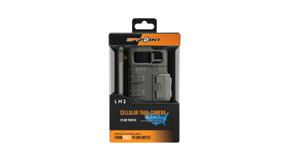 Spypoint LM2 LTE AT&amp;T/T-MOBILE 20MP Trail Camera, Gray, LM2NW