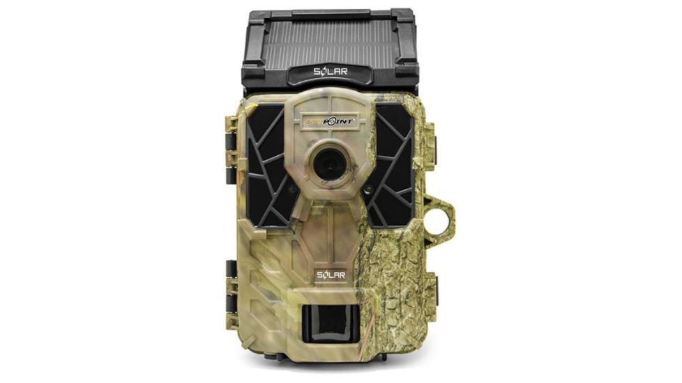 Spypoint Solar Game Camera, 12 MP, Solar Camera, 42 LEDs, HD video with sound, Camoflauge SOLAR