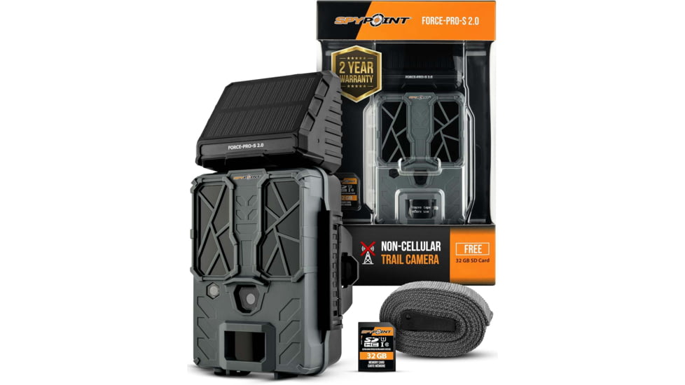 Spypoint Force-Pro-S 2.0 Non Cellular/Solar, Green, 1858