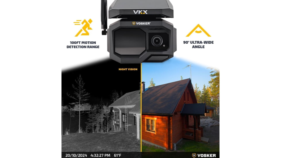 Vosker VKX-US Trail Camera, Black, 1409