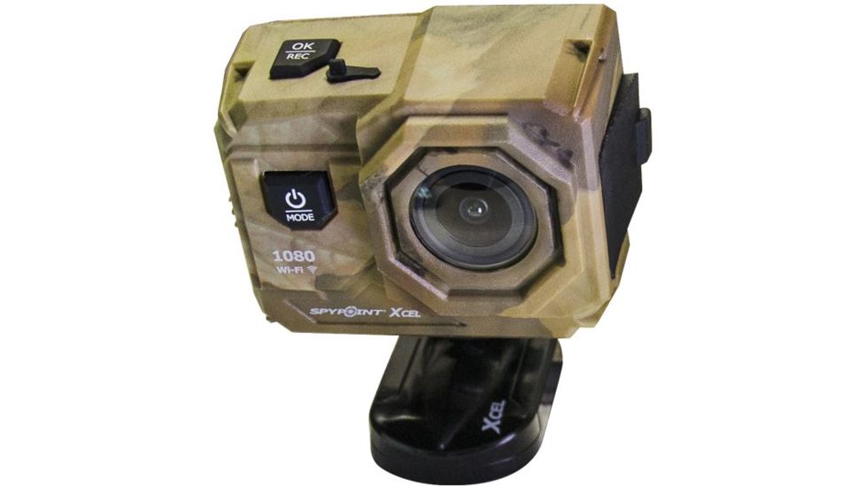 Spypoint Xcel 1080 POV Action Camera, 12MP, FULL HD video with sound, 2in screen, Camoflauge Xcel 1080