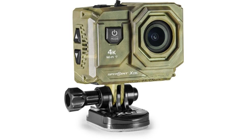 Spypoint Xcel 4K POV Action Camera, 12MP, 4K video with sound, WiFi, 2in screen, Camoflauge Xcel 4K