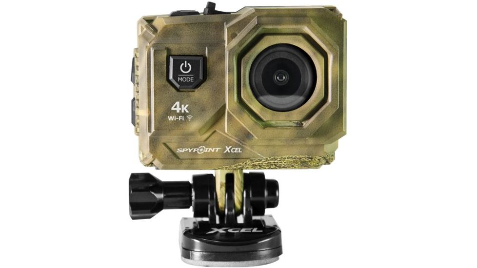 Spypoint Xcel 4K POV Action Camera, 12MP, 4K video with sound, WiFi, 2in screen, Camoflauge Xcel 4K