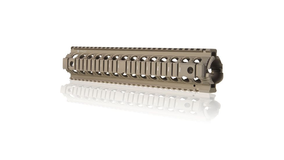 Troy 12in Rifle Length Drop In Battle Rail - Flat Dark Earth SRAI-MRF-D2FT-00