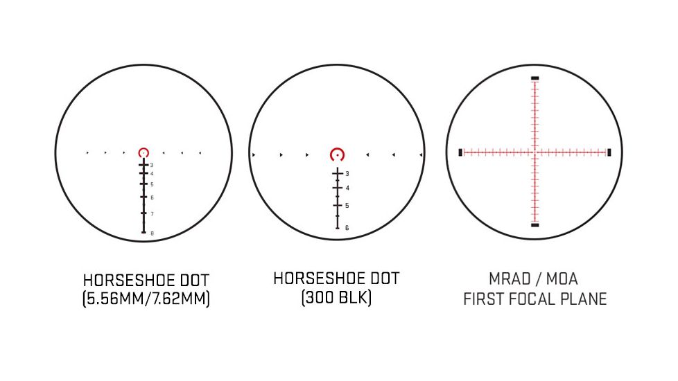 Tango4 3-12x42 MRAD/MOA Reticle