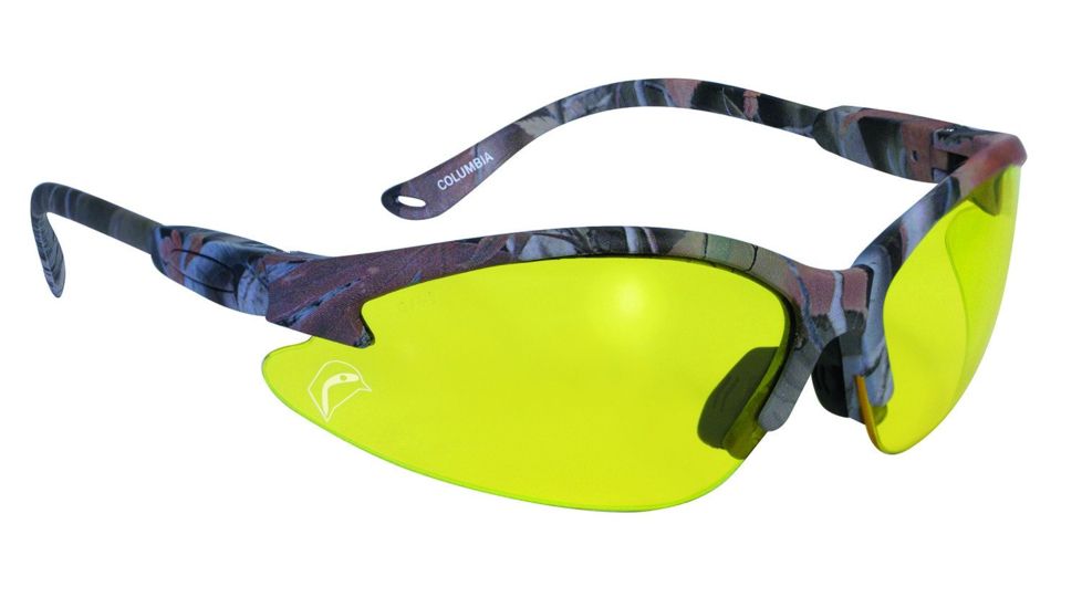 SSP Eyewear Bullchukar Sportsman Hunting Glasses, Camo Frame, European Yellow Anti-Fog Lens 011711950652