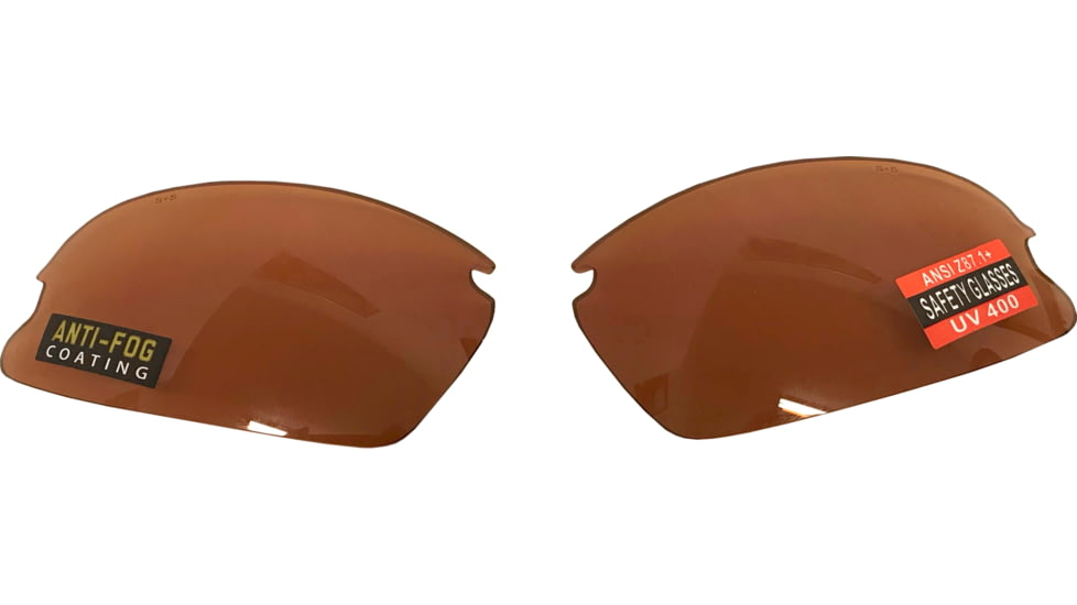 SSP Eyewear Chelan Plano Replacement Lenses, No Magnification, Bronze Lens, CHELAN BRZ LENS