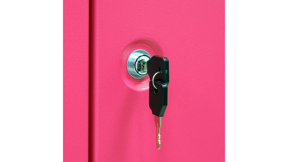 Stack-On 18 Gun Welded-Steel Security Cabinet with Beveled Edge, Pink, Medium, GCP-1918-DX