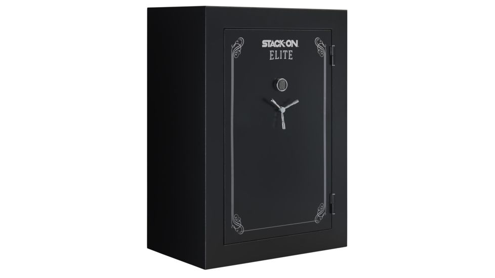 Stack-On 72 in TALL, 62-90 Gun with Electronic Lock,, Matte Black E-90-MB-E-S-72