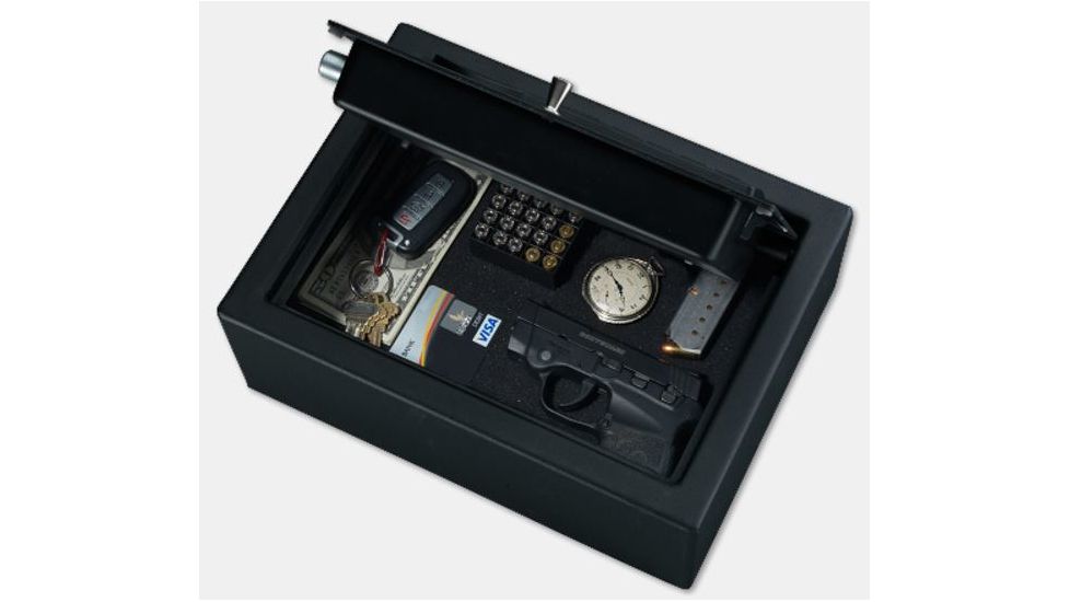 Stack-On Drawer Safe w/Electronic Lock,11.81x8.62x4.37in,Matte Black PDS-1500