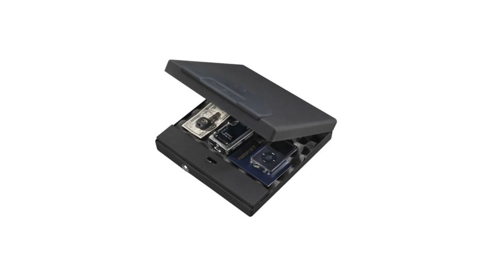 Stack-On Large Portable Case with Electronic Lock - Black, Small PC-900-DS