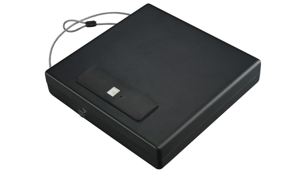 Stack-On Large Portable Case with Electronic Lock, MATTE BLACK PC-1690