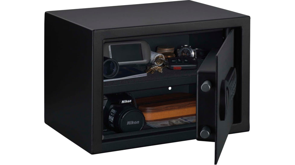 Stack-On Personal Safe with Electronic Lock, 14x10x10in, Black, Small, PS-1814-E